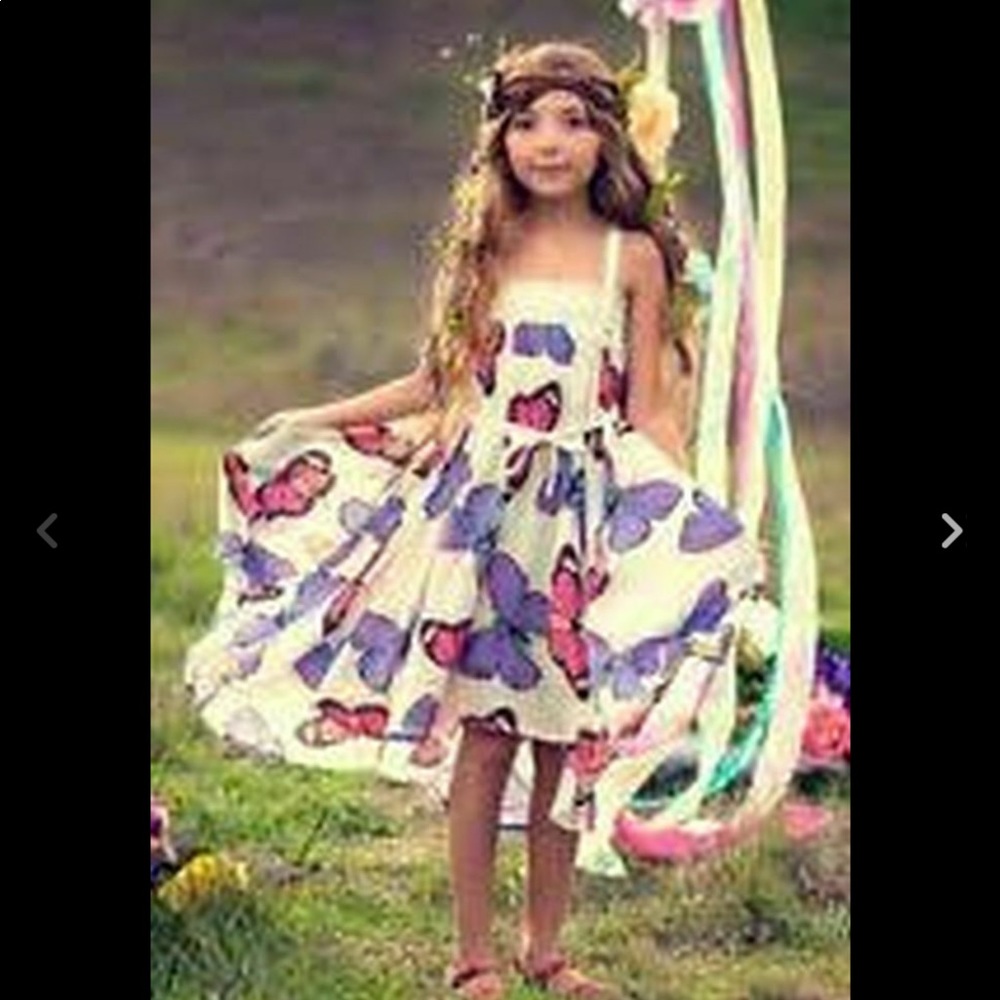 Paper Wings NWT Butterfly Boho Dress 2